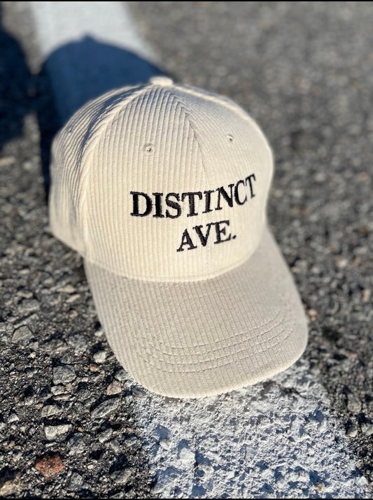 Cream Corduroy Logo Cap